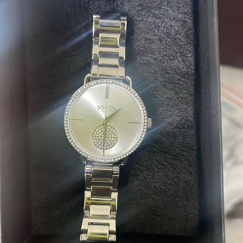 So & Co Silver Watch